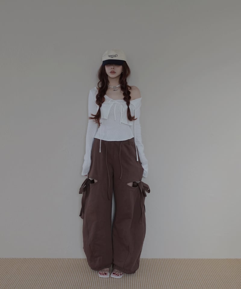 リボンカーディガン/Ribbon Cardigan | FICTION TOKYO OFFIC