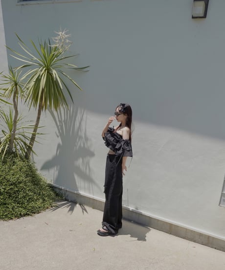3wayスリーブボリュームフリルトップ / 3Way Sleeve Volume Frills Top