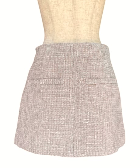 ［DustyPink］ツイードスカート / Tweed Skirt