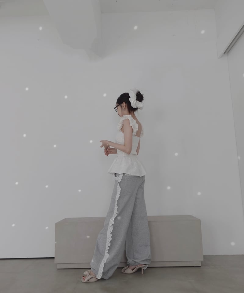 フォクシーブティック サンダル スエード リボン ITJ1RIWQLX6O  