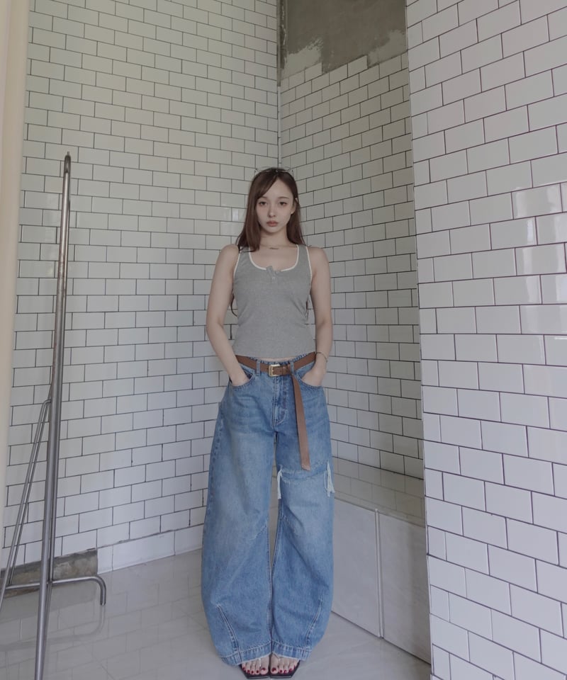 Basic Collection】フリルタンクトップ / Frill Tank Top |