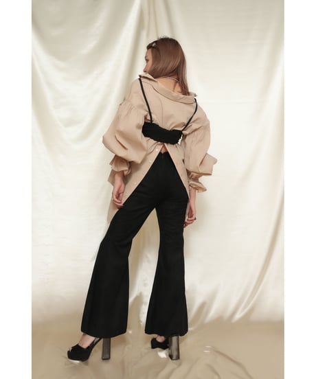 Fake Suede Flare Pants　スウェードフレアパンツ