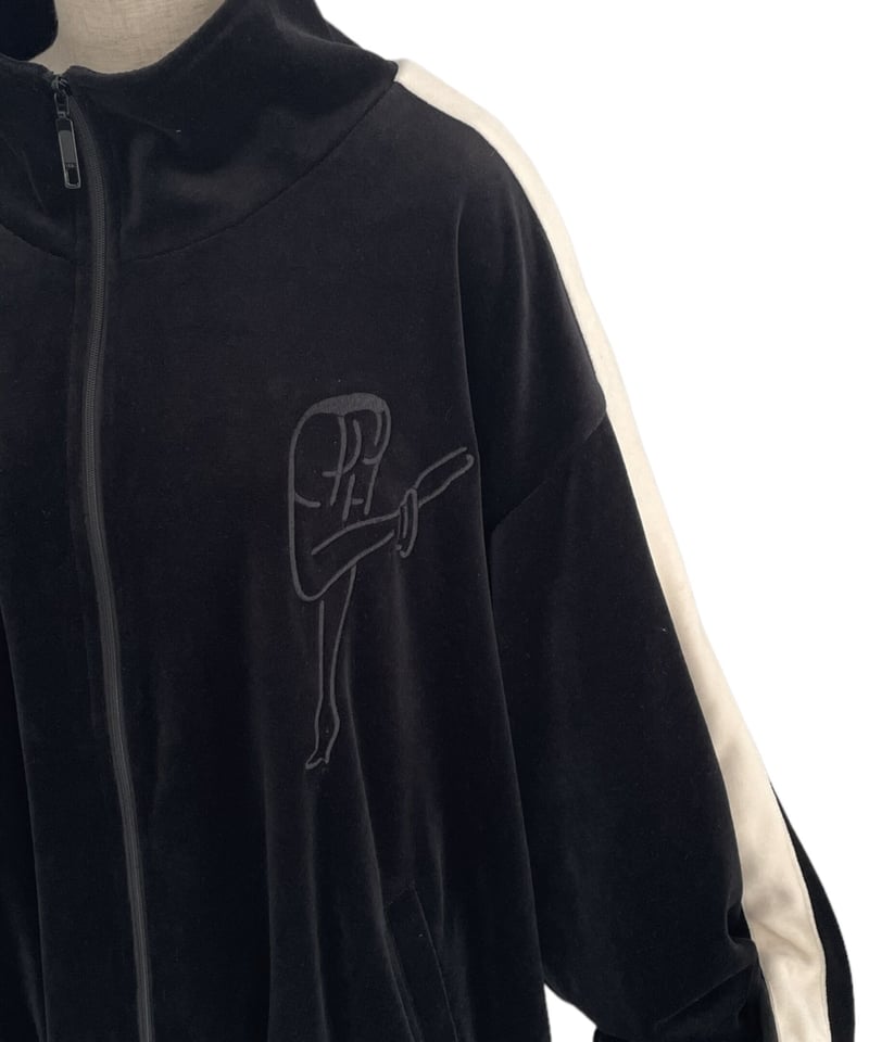 ベロアトラックジャケット / Velours Track Jacket | FICTION T ベロアトラックジャケット / Velours Track Jacket | FICTION T