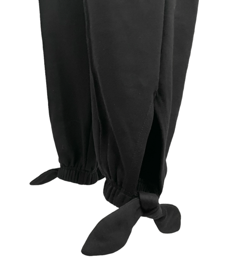 センターシームサイドリボンジョガーパンツ / Center Seam Cropped Side Ribbon Jogger Pants