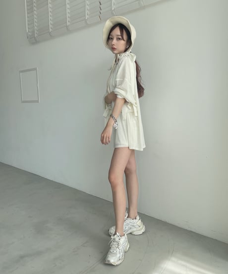 シアーリボントップ /Sheer Ribbon Top