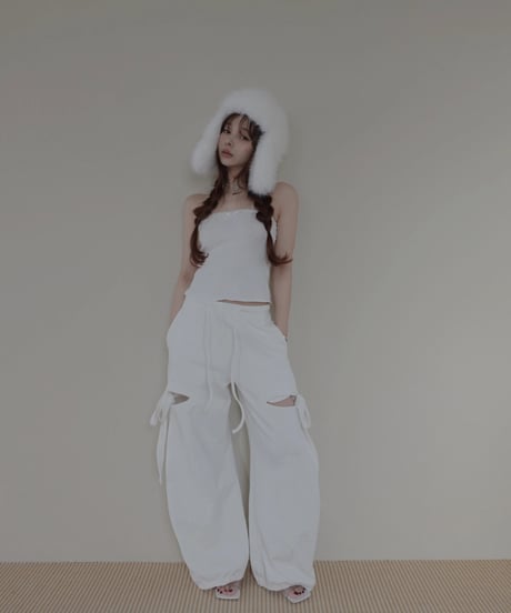 ポイントレースベアトップ/Point Lace Bandeau Top