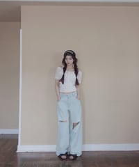 ［LightBlue］2wayデニム / 2way Denim