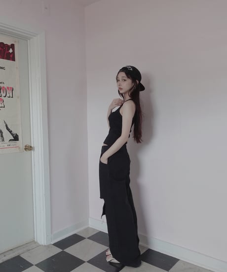 ［Black］2wayデニム / 2way Denim
