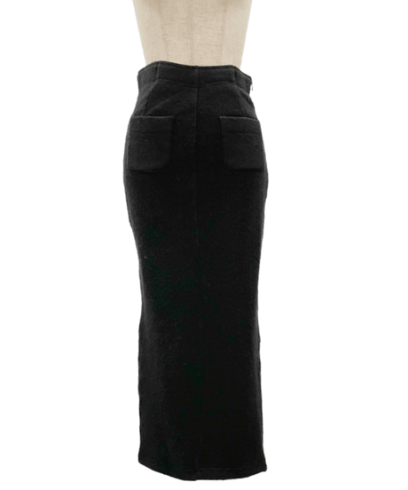 ベルトスリットニットスカート / Belted Slit Knit Skirt