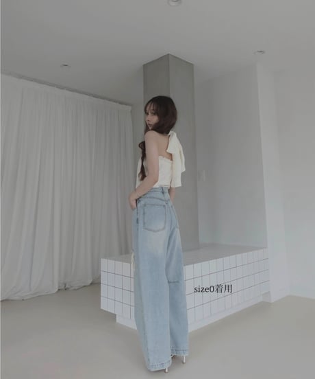 【LightBlue】バレルデニム / BarrelLeg Denim