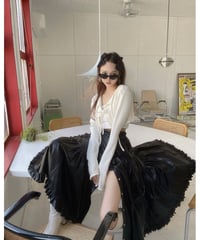2サイドスリット カーゴポケット ティアードスカート / Both Side Slit Cargo Pocket Tiered Skirt