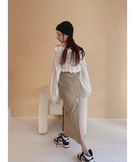 スリットカーゴスカート / Slit Cargo Skirt