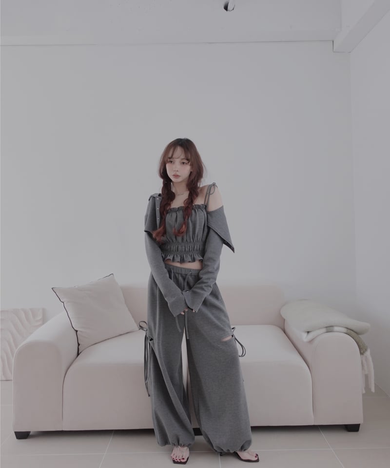 トップス2点セット】キャミソール＋フーディ | FICTION TOKYO OFFICIAL