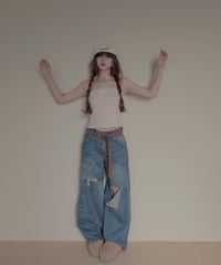 ポイントレースベアトップ/Point Lace Bandeau Top