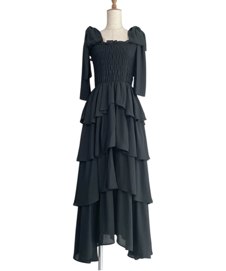 【Black】サマーロングドレス / Summer Long Dress