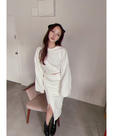 スウェットスリットスカート / Slit Sweat Skirt