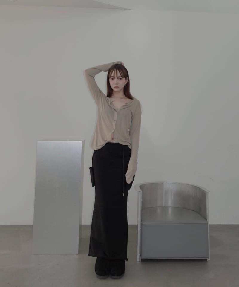 Basic Collection】2Wayシアートップ /2Way Sheer Top |