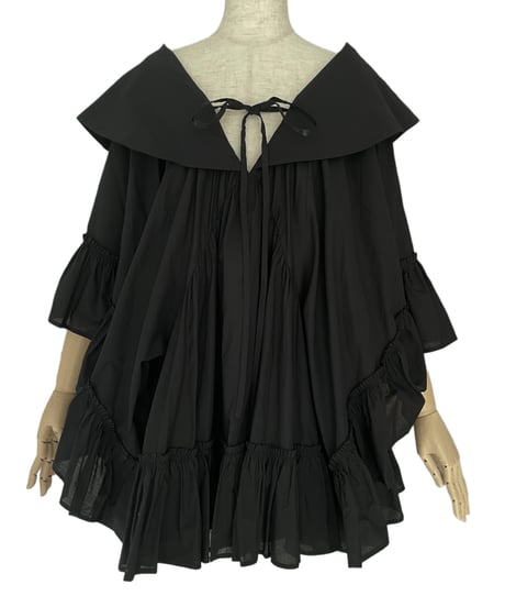 2wayチュニックワンピース / 2Way Collar Tunic One-Piece