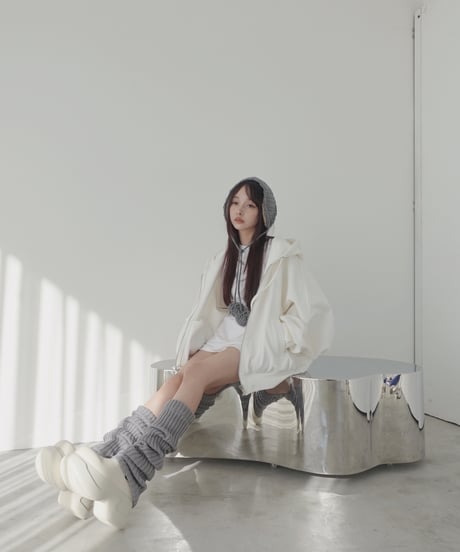 【Milk】ハートジップアップフーディー /Heart Zip-up Hoodie