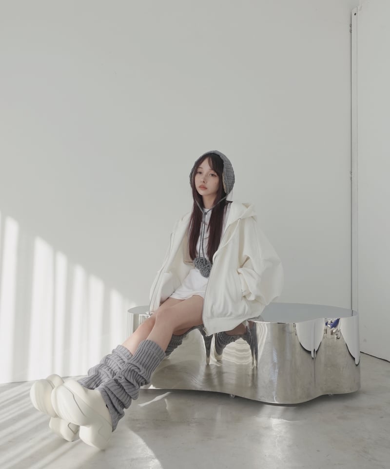 Milk】ハートジップアップフーディー /Heart Zip-up Hoodie | FIC