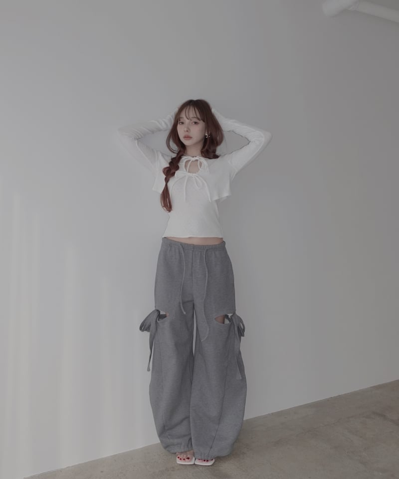 リボンカーディガン/Ribbon Cardigan | FICTION TOKYO OFFIC