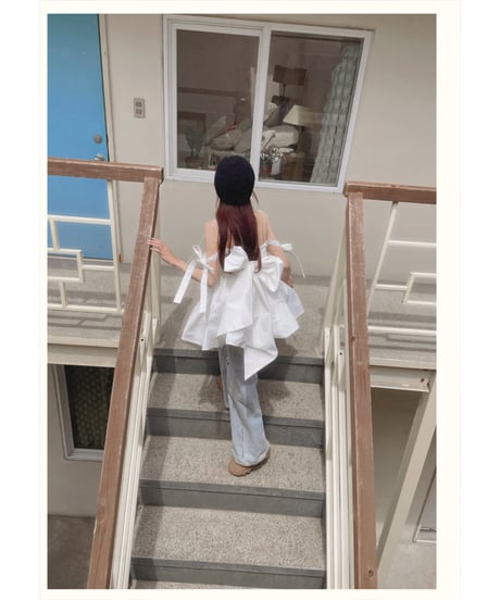 ダブルスカートリボンチュニック / Double Skirt Ribbon Tunic