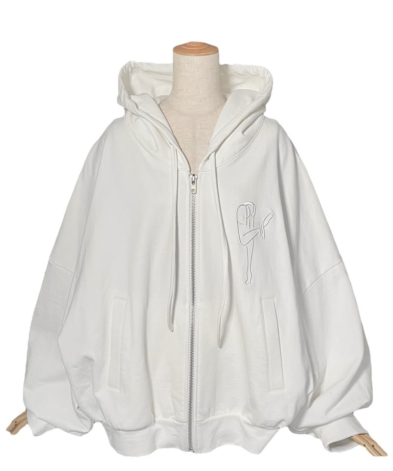 Milk】ハートジップアップフーディー /Heart Zip-up Hoodie | FIC