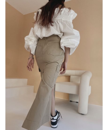 スリットカーゴスカート / Slit Cargo Skirt