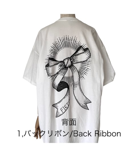 バックリボンTシャツ /Back Ribbon T-Shirts
