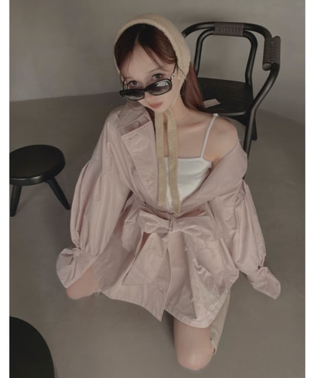 ボリュームスリーブトレンチコート / Volume Sleeve Trench Coat