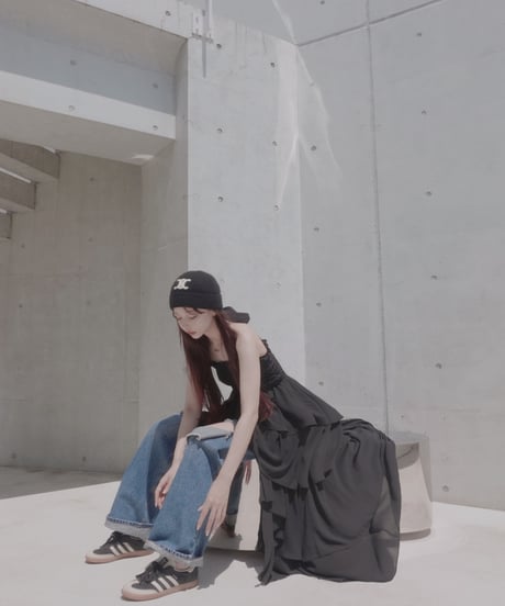 【Black】サマーロングドレス / Summer Long Dress