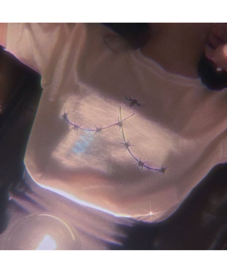 "Wire" T ワイヤープリントTシャツ