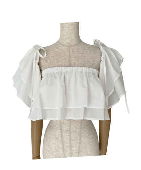 3wayスリーブボリュームフリルトップ / 3Way Sleeve Volume Frills Top