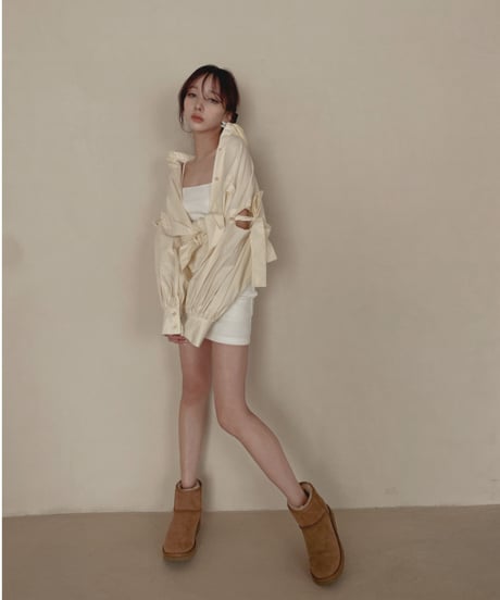 リブキャミソールワンピース / Rib Camisole One-Piece