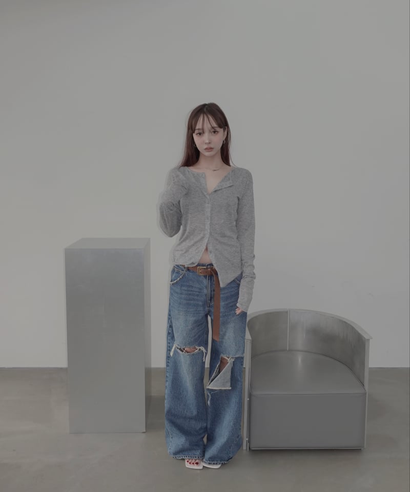Basic Collection】2Wayシアートップ /2Way Sheer Top |
