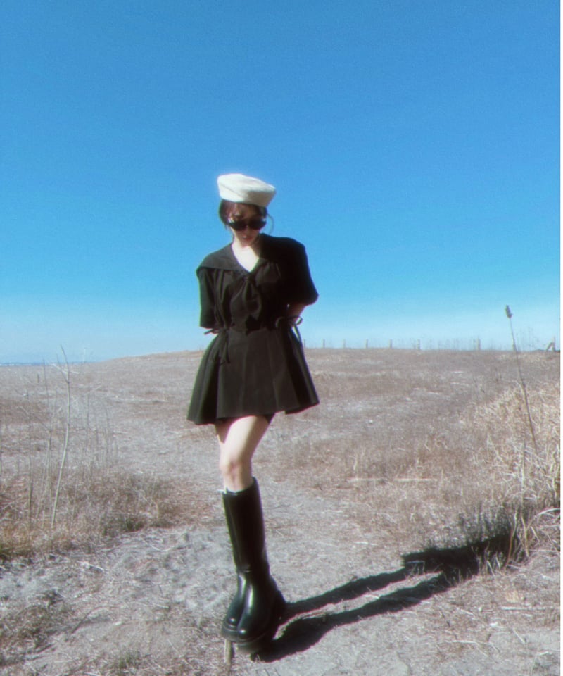 セーラーカラーチュニックワンピース / Sailor Collar Tunic One-Pie