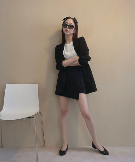 ラップミニスカート(インナーショートパンツ付き) /Wrap Mini Skirt( +inner Short Pants)