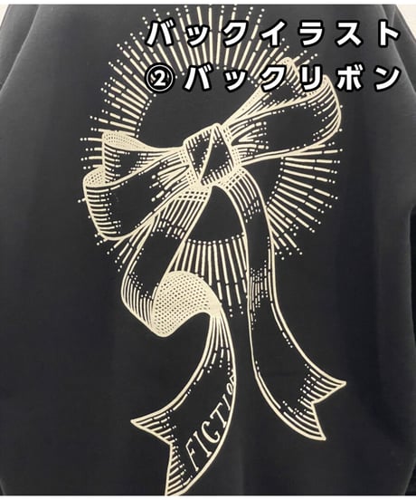 【ブラック】リプリントスウェット /Reprint Sweat