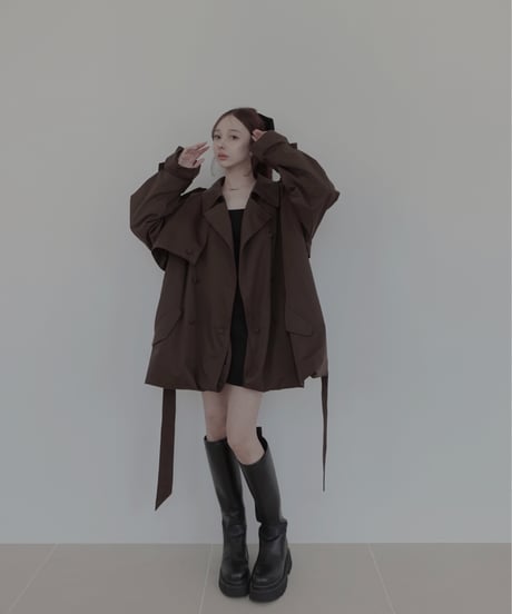 2Wayバルーントレンチコート / 2Way Balloon Trench Coat