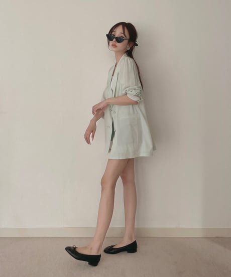 パフスリーブシアージャケット /Puff Sleeve Sheer Jacket