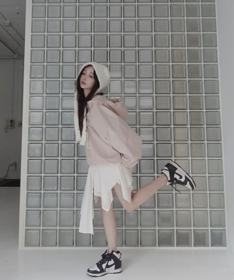 【Pink】♡22♡2Wayカラートップ / ♡22♡2Way Collar Top