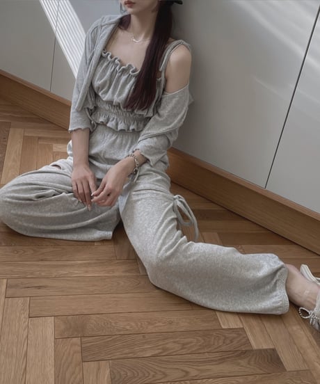 パイルフリルキャミソール / Pile Frill Camisole