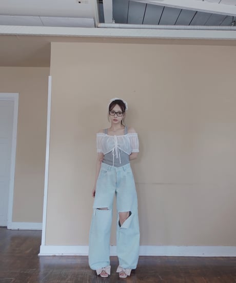 ［LightBlue］2wayデニム / 2way Denim