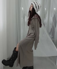 フードロングワンピース/Hooded Long One-Piece