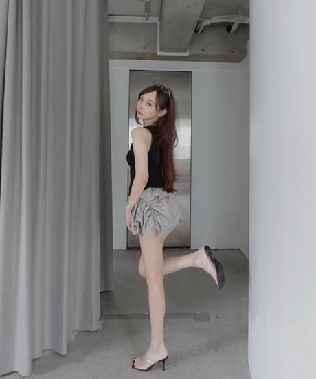 【Basic Collection】フリルタンクトップ / Frill Tank Top