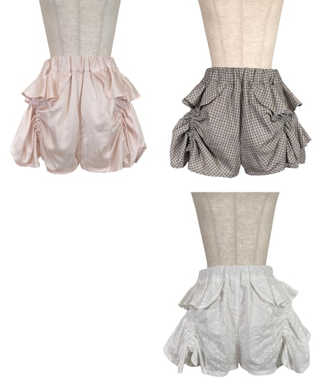 ロマンティックギャザーショートパンツ/Romantic Gather Shorts