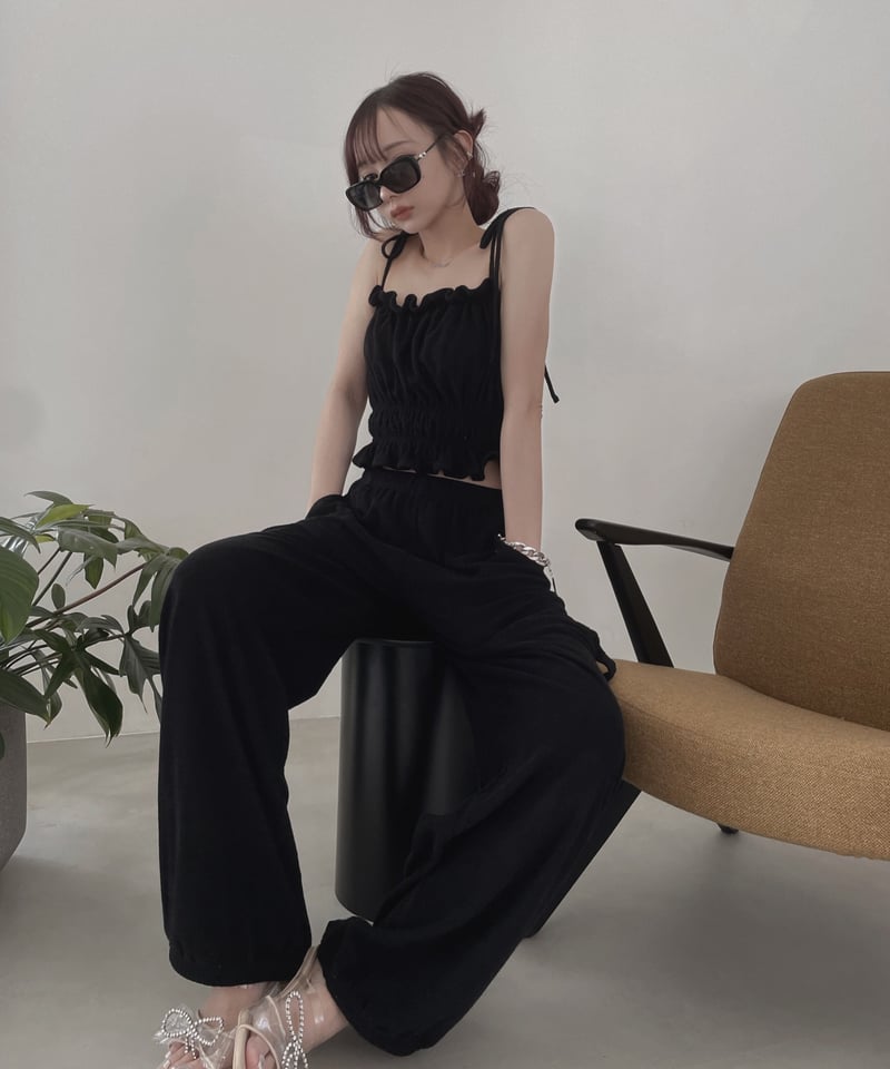 パイルフリルキャミソール / Pile Frill Camisole | FICTION TO