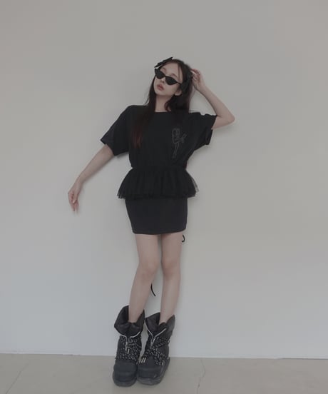 【セット割引】チュールトップ + Big Logo T