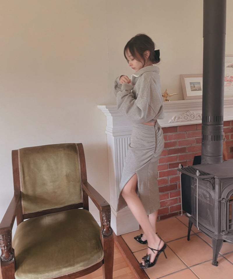 スリットスウェットスカート /Slit Sweat Skirt | FICTION TOKYO スリットスウェットスカート /Slit Sweat Skirt | FICTION TOKYO