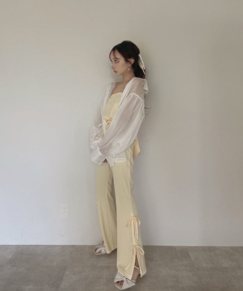 ビジューストラップバックリボンオールインワン /Bijou Strap ビジューストラップバックリボンオールインワン /Bijou Strap